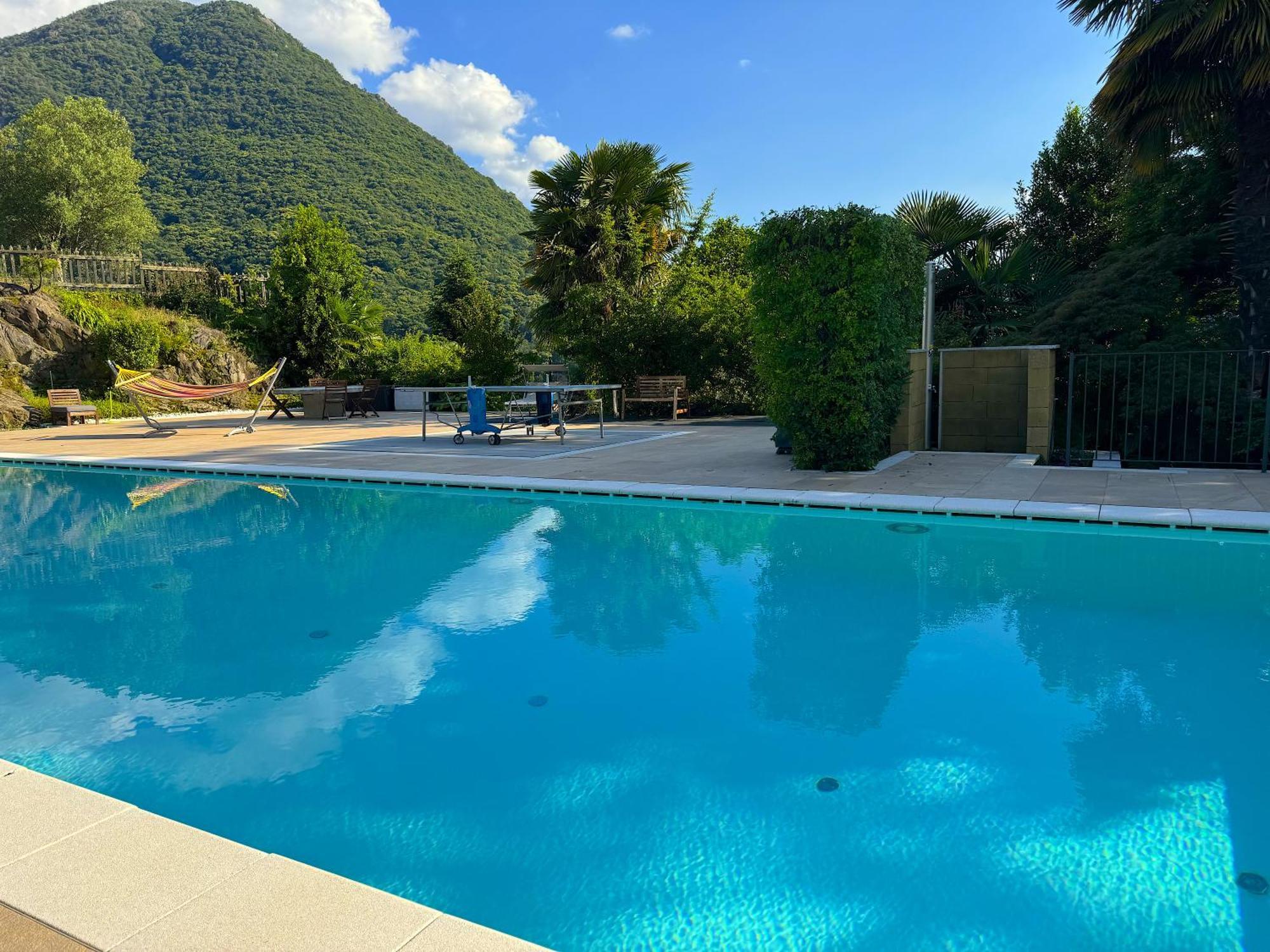 The Comfortable House With Big Pool In The Center Of Mergozzo Exterior photo